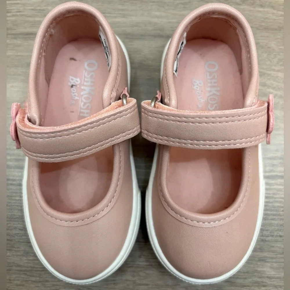 OshKosh B'gosh Molly Mary Jane Pink Slip on Sneakers